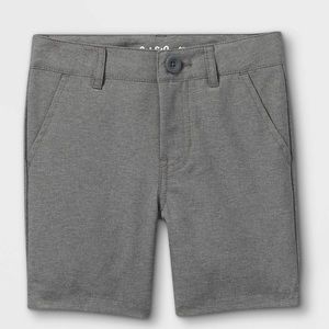 Cat and Jack Gray Quick Dry Woven Chino Shorts